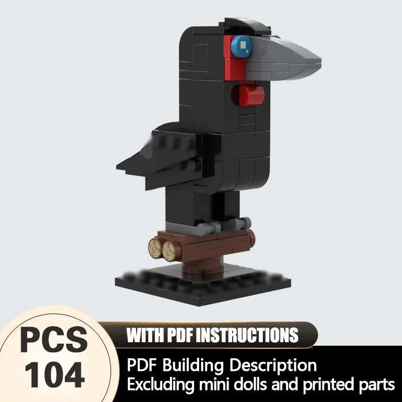 Creators Animal Series Model MOC Building Bricks Southern Ground Bird Modular Technology Gifts Holiday Assemble Children Toys
Creators Animal Series Model MOC Building Bricks Southern Ground Bird Modular Technology Gifts Holiday Assemble Children Toys