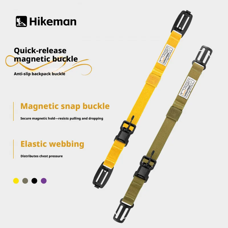 Hikeman Outdoor Camping Magnetic Quick Release Chest Strap Anti Slip Mountaineering Bag Shoulder Strap Decompression Hiking Tool
Hikeman Outdoor Camping Magnetic Quick Release Chest Strap Anti Slip Mountaineering Bag Shoulder Strap Decompression Hiking Tool