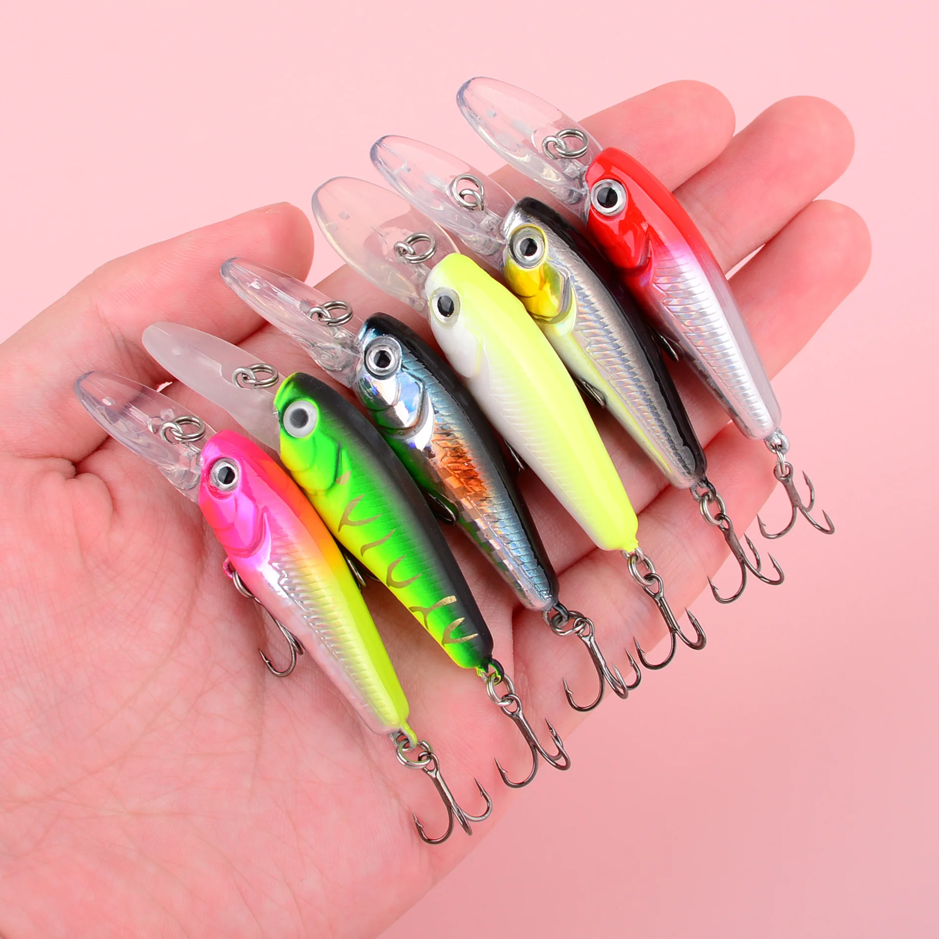 6 шт., искусственная приманка гольяна с 3D глазами, приманки для окуня, форели, воблер, джеркбейт для рыболовных аксессуаров, гольян
6 шт., искусственная приманка гольяна с 3D глазами, приманки для окуня, форели, воблер, джеркбейт для рыболовных аксессуаров, гольян