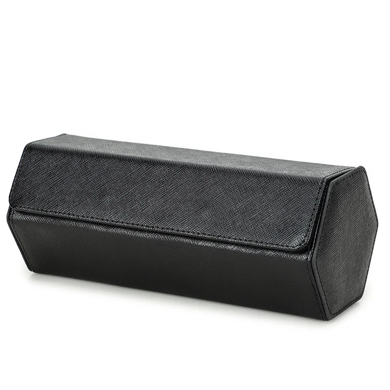 Genuine Leather 3-Slot Watch Box - Scratch-Resistant, Hexagonal, Handmade, Travel Portable
Genuine Leather 3-Slot Watch Box - Scratch-Resistant, Hexagonal, Handmade, Travel Portable