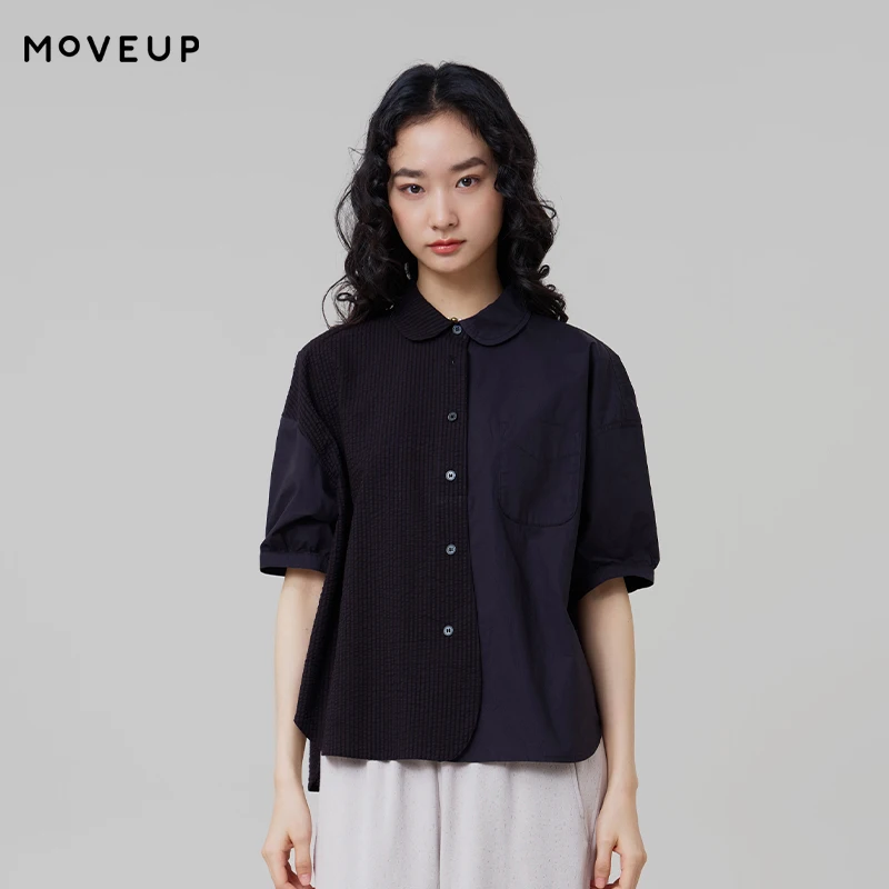 MOVEUP Casual Short Sleeves Shirt 2026 Summer New Bubble Sleeve Pure Cotton Pocket Flower Embroidered Top For Women 3ELX20419
MOVEUP Casual Short Sleeves Shirt 2026 Summer New Bubble Sleeve Pure Cotton Pocket Flower Embroidered Top For Women 3ELX20419