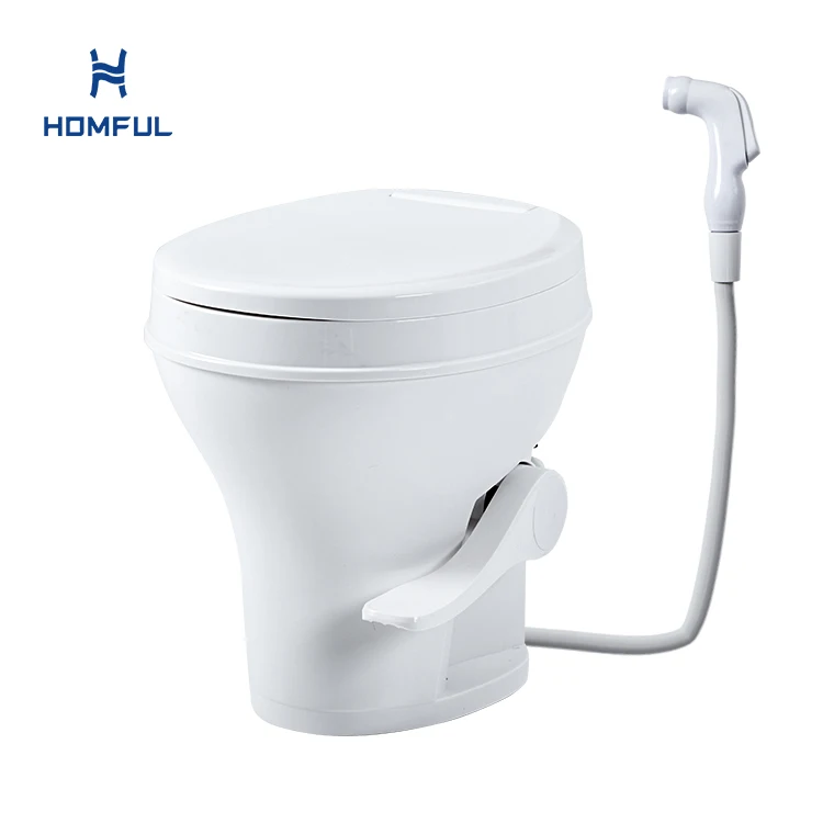 Airow HOMFUL Straight Flush RV Portable Toilet Boat Marine Toilet Caravan Accessories PP Camper Van Toilet with Water Gun
Airow HOMFUL Straight Flush RV Portable Toilet Boat Marine Toilet Caravan Accessories PP Camper Van Toilet with Water Gun