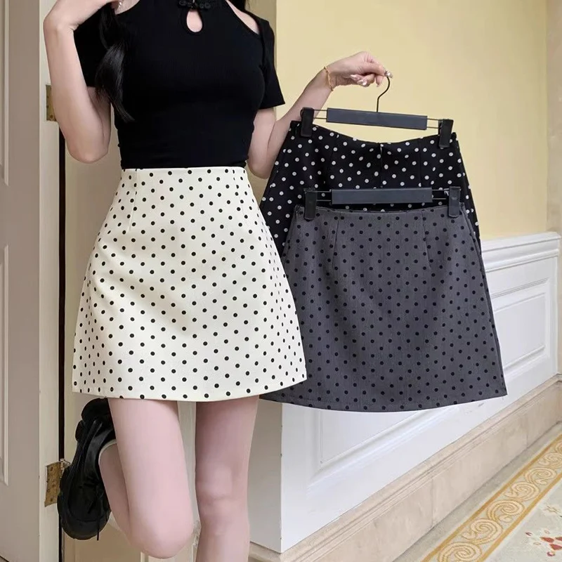 Summer Lady Chic Wave Point A-line Skirts New Female Sweet High Waist Skirts Women Korean Elegant Slim Fit Skirts
Summer Lady Chic Wave Point A-line Skirts New Female Sweet High Waist Skirts Women Korean Elegant Slim Fit Skirts