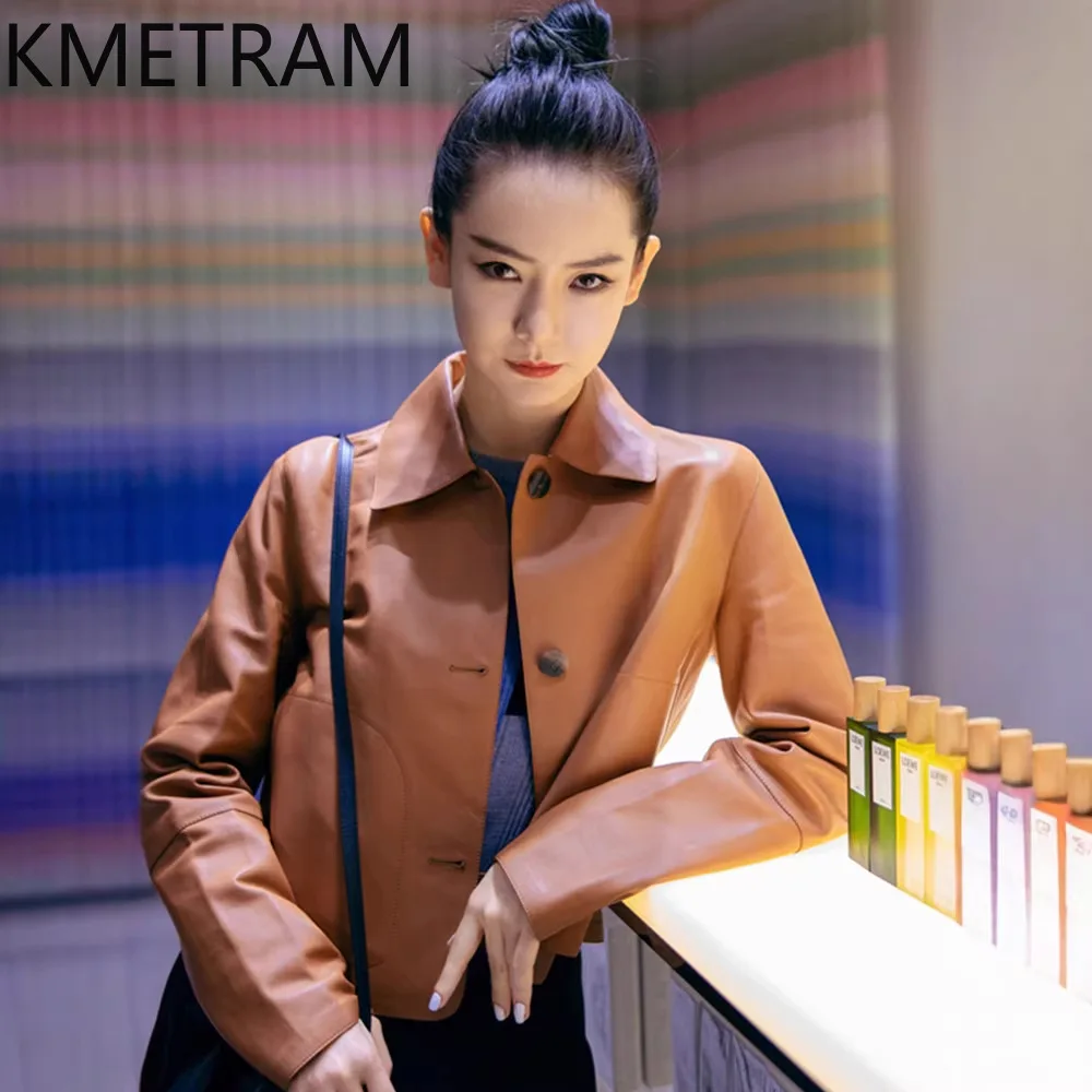 KMETRAM Real Sheepskin Leather Jacket Woman Short Casual Coat Autumn Genuine Leather Jackets Premium Women Clothing 2026 jaqueta
KMETRAM Real Sheepskin Leather Jacket Woman Short Casual Coat Autumn Genuine Leather Jackets Premium Women Clothing 2026 jaqueta