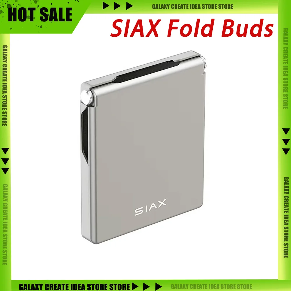 SIAX Fold Buds Foldable In-ear Earphones Ultra-Thin Bluetooth Paper-Thin Portable Headset 2in1 Clip-On Phone Case with Earphones
SIAX Fold Buds Foldable In-ear Earphones Ultra-Thin Bluetooth Paper-Thin Portable Headset 2in1 Clip-On Phone Case with Earphones