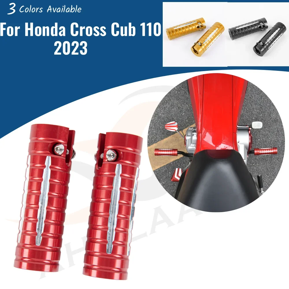 Motorcycle Front Seat Pedal for Honda Cross Cub 110 CC110 2023 2024 Driver Foot Pegs Footpegs Footrest CNC Aluminum Accessories
Motorcycle Front Seat Pedal for Honda Cross Cub 110 CC110 2023 2024 Driver Foot Pegs Footpegs Footrest CNC Aluminum Accessories