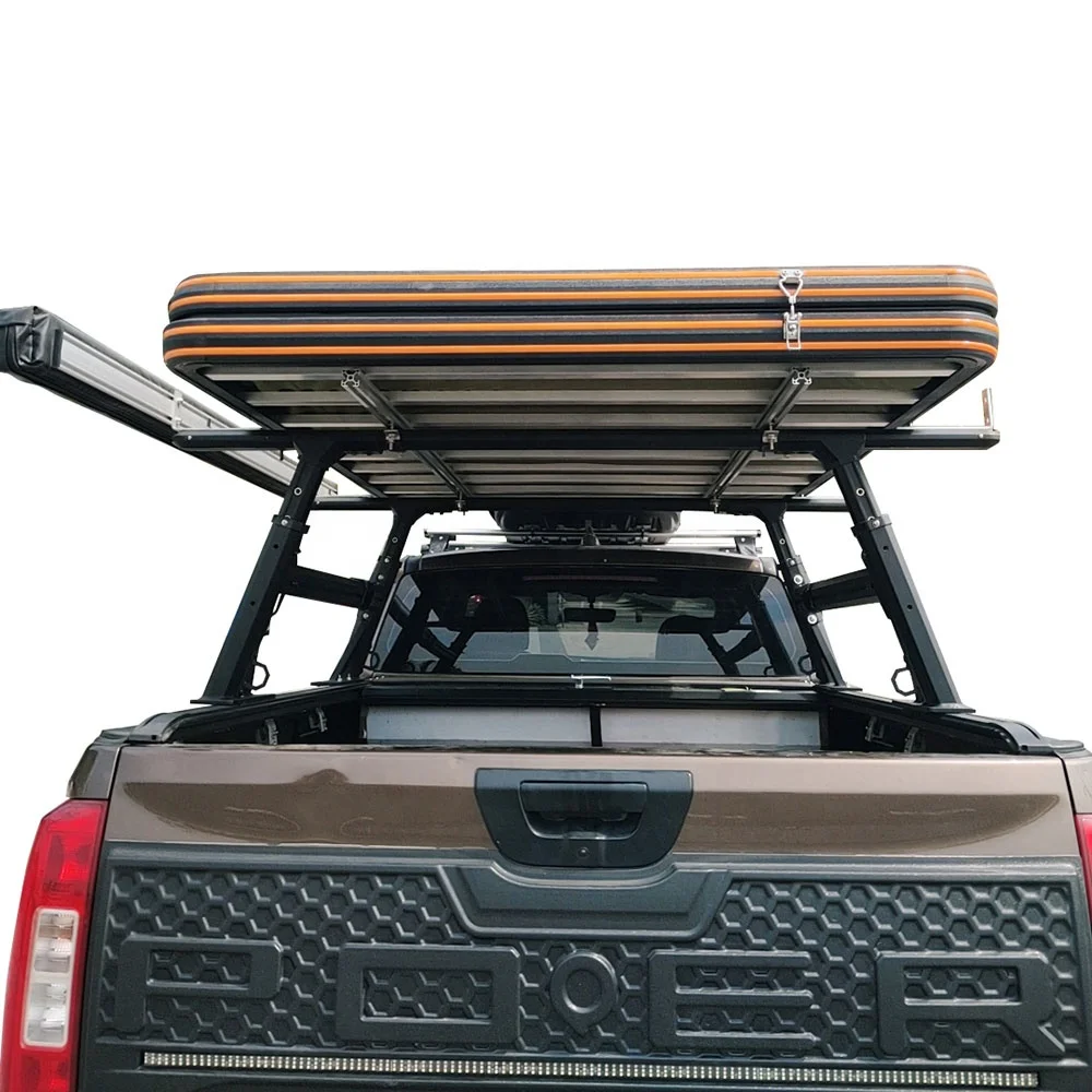 Universal Aluminum Adjustable 4x4 Pickup Truck Bed Ladder Rack Roll bar Ute Tub Rack Frame Accessories for dodge Ram 1500
Universal Aluminum Adjustable 4x4 Pickup Truck Bed Ladder Rack Roll bar Ute Tub Rack Frame Accessories for dodge Ram 1500