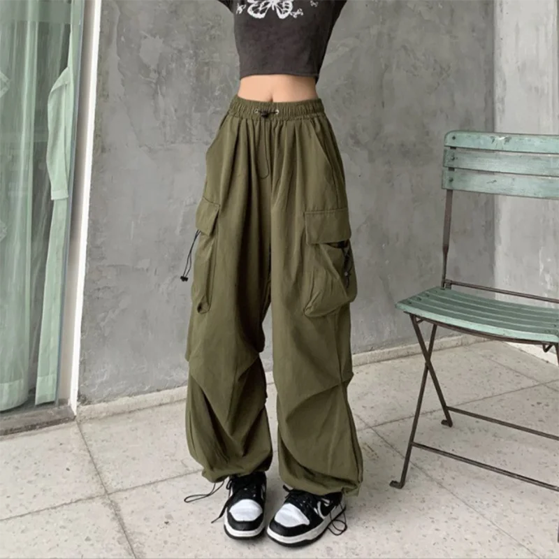 Y2k Women Streetwear Techwear Cargo Korean Harajuku Baggy Parachute Pants For Men Sweatpants Wide Leg Joggers Trousers Clothes
Y2k Women Streetwear Techwear Cargo Korean Harajuku Baggy Parachute Pants For Men Sweatpants Wide Leg Joggers Trousers Clothes