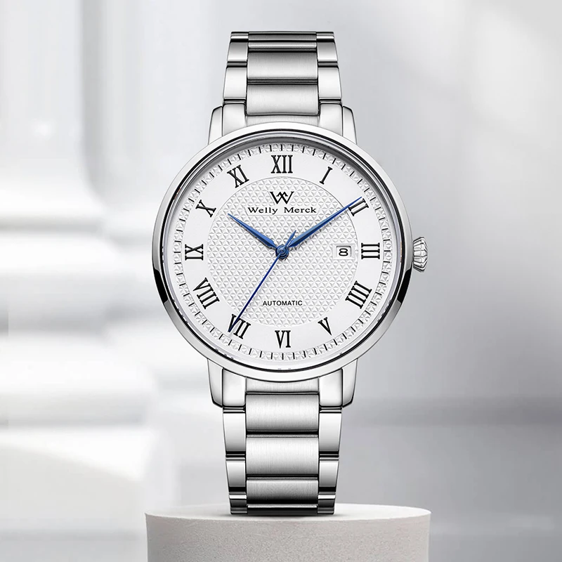 WM Watch Automatic Mechanical Watches Water Resistant Classic Casual Business Man Watch Welly Merck Watch WM072M
WM Watch Automatic Mechanical Watches Water Resistant Classic Casual Business Man Watch Welly Merck Watch WM072M