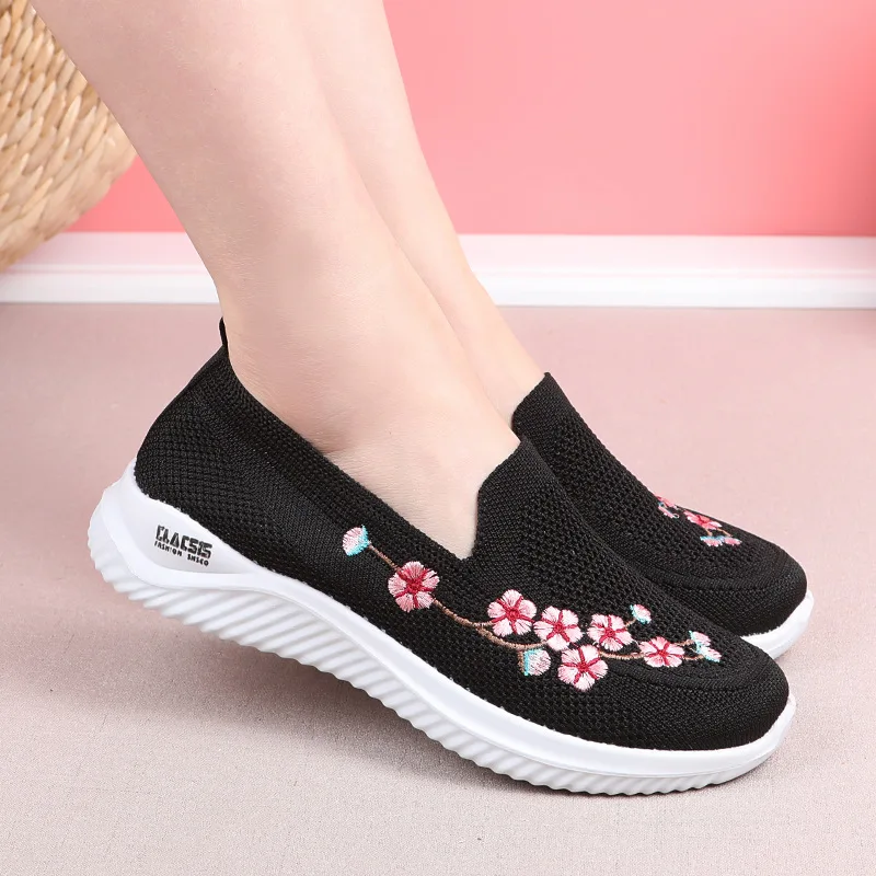 Shoes Women Sneakers Mesh Breathable Floral Comfort Mother Soft Solid Color Fashion Female Footwear Lightweight Shoes for Women
Shoes Women Sneakers Mesh Breathable Floral Comfort Mother Soft Solid Color Fashion Female Footwear Lightweight Shoes for Women