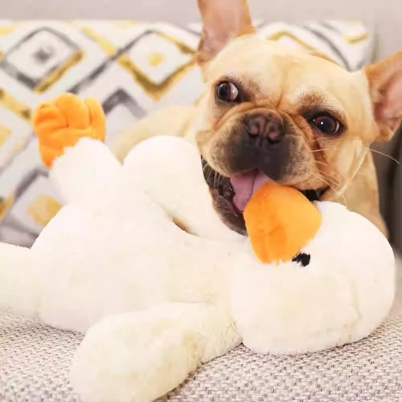 Soft Plush Dog Toy, Bite Resistant Sound Duck Teddy Puppy Toy, Teething Relax Pet Supplies for Small Medium Large Dogs
Soft Plush Dog Toy, Bite Resistant Sound Duck Teddy Puppy Toy, Teething Relax Pet Supplies for Small Medium Large Dogs