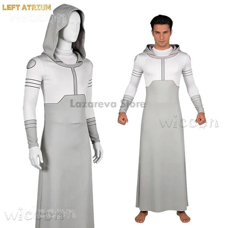 Mark Invincible Grayson Cosplay Superhero Hooded Cloak Jumpsuit Halloween Mens Clothing Viltrumites Carnival Outfits Grey Suit
Mark Invincible Grayson Cosplay Superhero Hooded Cloak Jumpsuit Halloween Mens Clothing Viltrumites Carnival Outfits Grey Suit