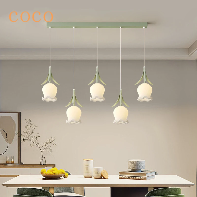 Modern Glass Flower Lampshade Chandeliers Cream Style Warm Pendant Lights for Living Room Restaurant Bar Kitchen Island LED Lamp
Modern Glass Flower Lampshade Chandeliers Cream Style Warm Pendant Lights for Living Room Restaurant Bar Kitchen Island LED Lamp
