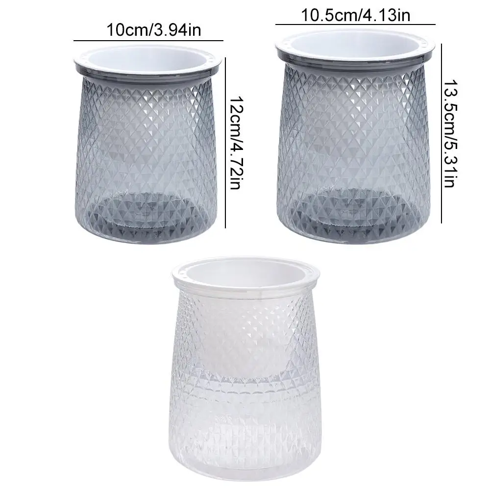 Plastic Self Watering Plant Pot Transparent Double-layer Flower Vase Mini Automatic Lazy Potted Flower Pot Indoor
Plastic Self Watering Plant Pot Transparent Double-layer Flower Vase Mini Automatic Lazy Potted Flower Pot Indoor
