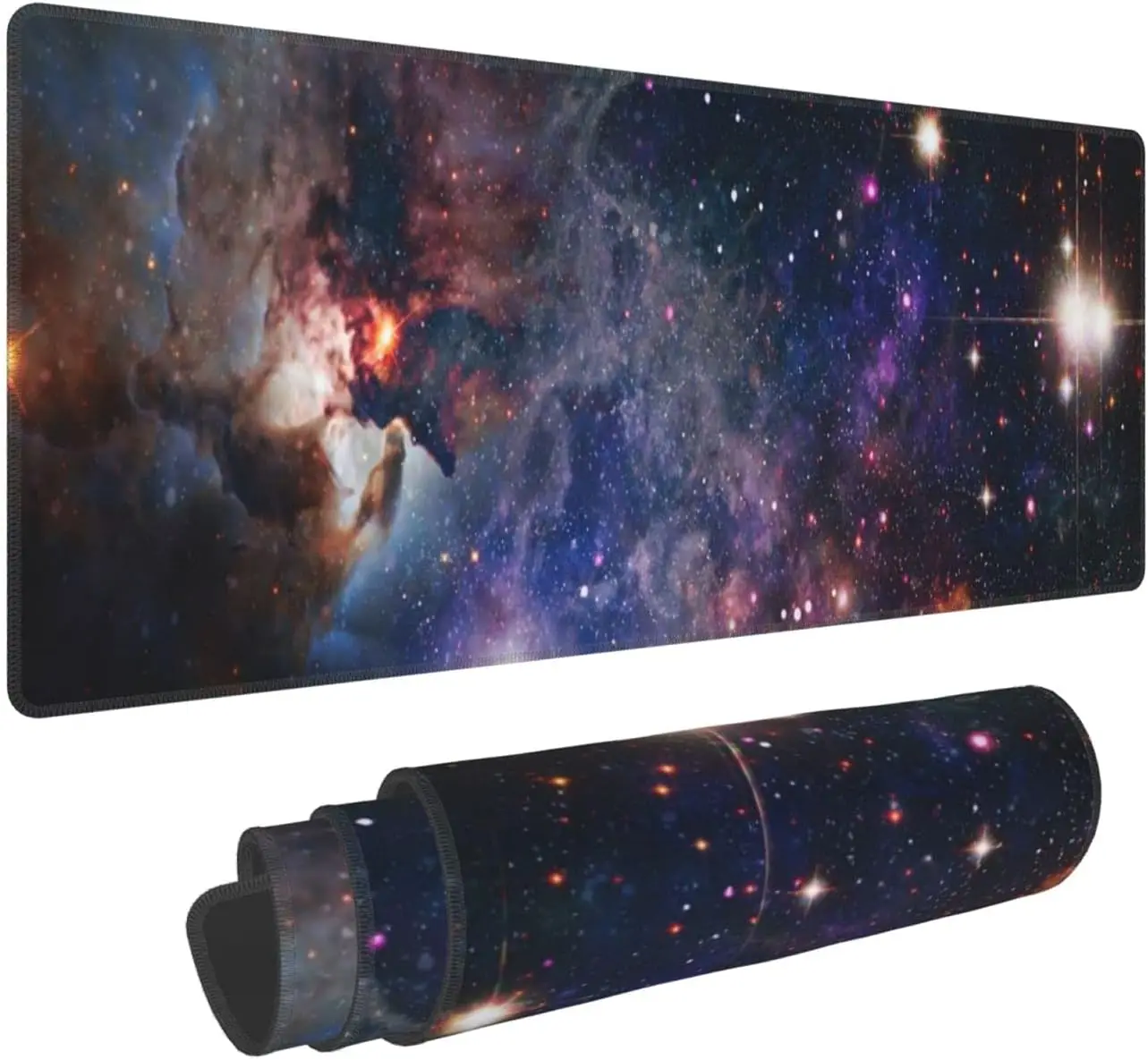 Игровой коврик для мыши галактика Туманность игровой коврик для мыши 31,5x11,8 дюймов водонепроницаемый коврик для мыши с прошитыми краями нескользящее основание для офиса
Игровой коврик для мыши галактика Туманность игровой коврик для мыши 31,5x11,8 дюймов водонепроницаемый коврик для мыши с прошитыми краями нескользящее основание для офиса