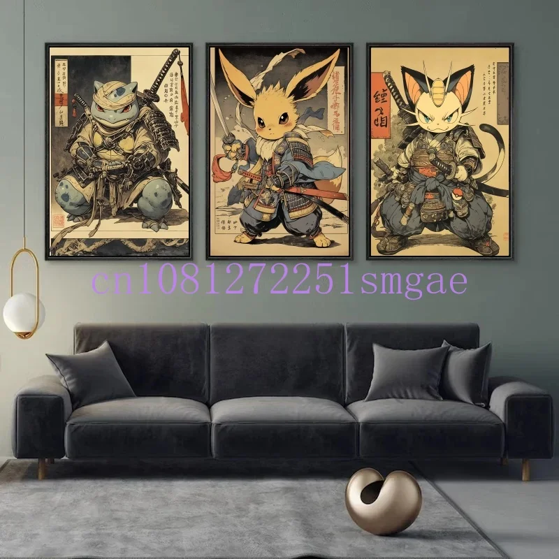 Japanese Classic Anime Pokemon Pikachu Retro Canvas Poster Prints Cartoon Picture Home Children's Room Decoration Holiday Gift
Japanese Classic Anime Pokemon Pikachu Retro Canvas Poster Prints Cartoon Picture Home Children's Room Decoration Holiday Gift