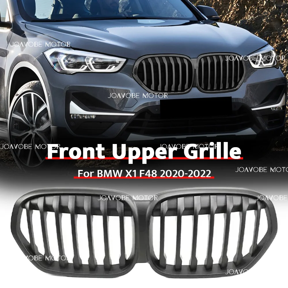 Матовая черная решетка переднего бампера в стиле Single Line для BMW X1 2020-2021 F48 F49 LCI
Матовая черная решетка переднего бампера в стиле Single Line для BMW X1 2020-2021 F48 F49 LCI