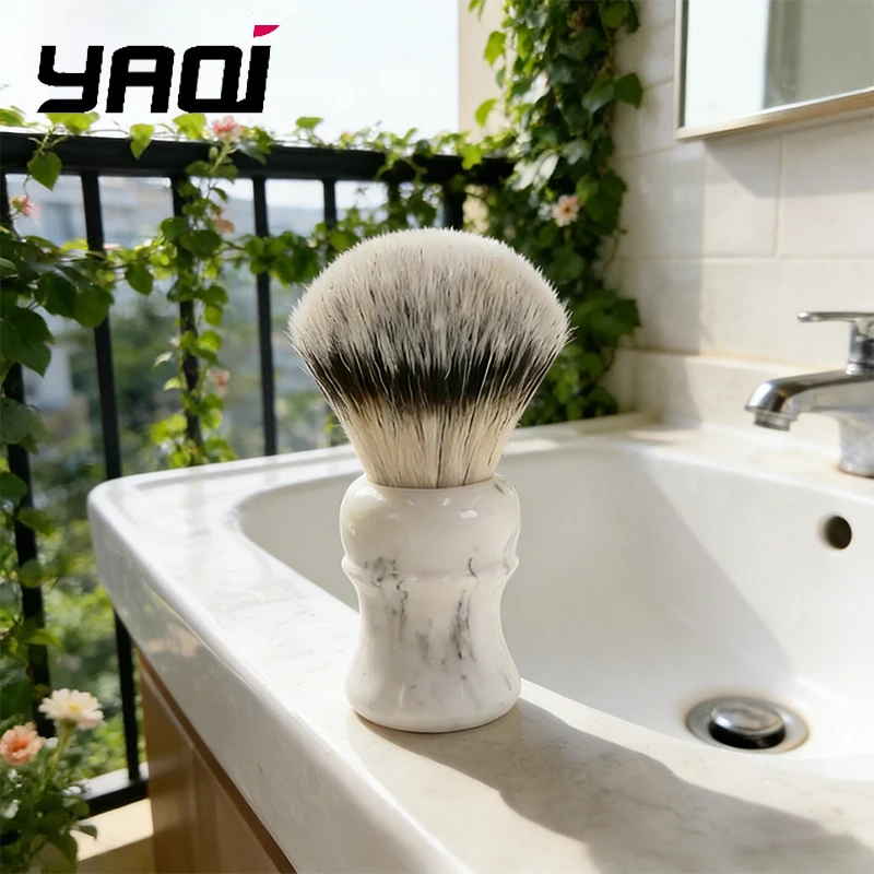 2026 YAQI Everest White Marble 24 мм кисть для бритья из синтетического ворса для мужчин, дорожный размер, мужские кисти для бритья
2026 YAQI Everest White Marble 24 мм кисть для бритья из синтетического ворса для мужчин, дорожный размер, мужские кисти для бритья
