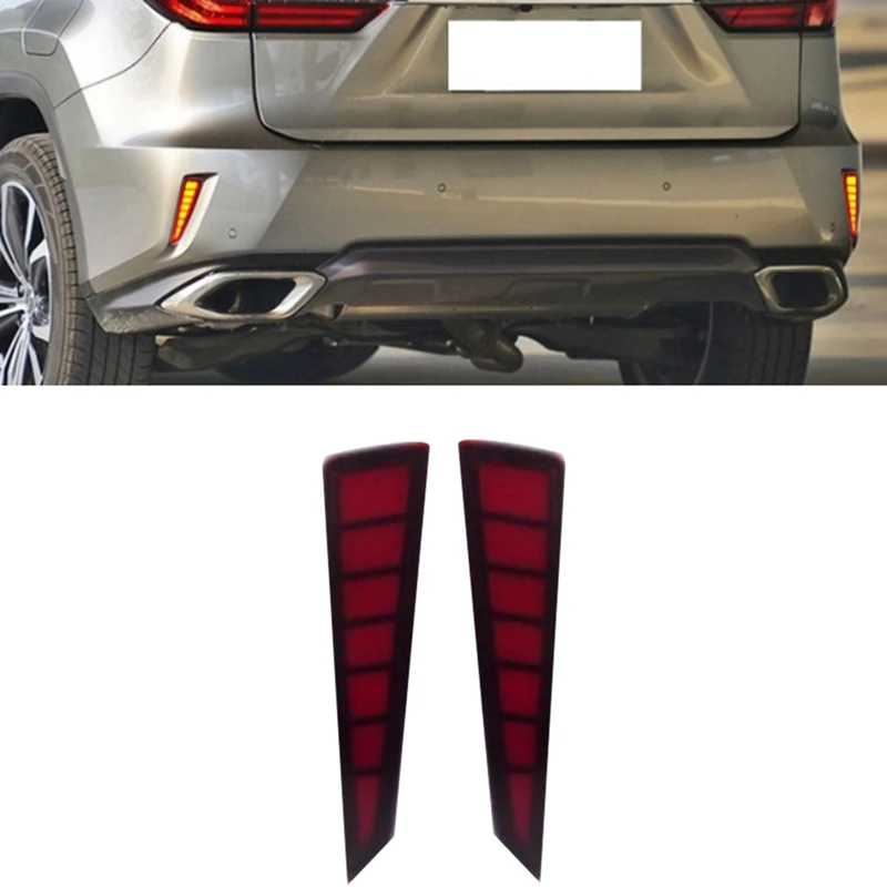 Car LED Rear Bumper Light Fog Lamp Parking Warning Light Reflector Taillights For Lexus RX200T RX300 RX450H 2016-2020
Car LED Rear Bumper Light Fog Lamp Parking Warning Light Reflector Taillights For Lexus RX200T RX300 RX450H 2016-2020