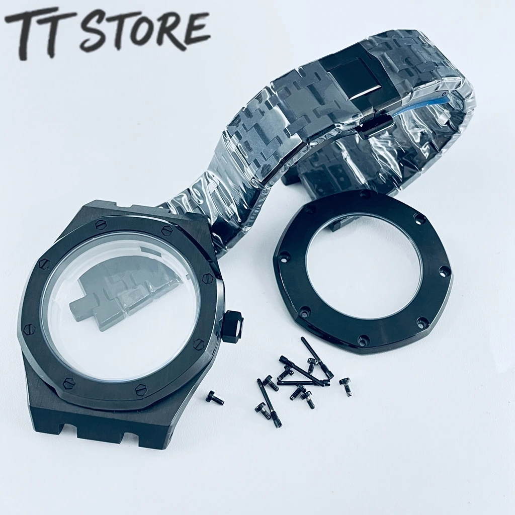 41mm AP Watch Case with Modified NH35 Movement Transparent Back Sapphire Crystal Watch Parts Compatible with NH34 NH35 NH36
41mm AP Watch Case with Modified NH35 Movement Transparent Back Sapphire Crystal Watch Parts Compatible with NH34 NH35 NH36