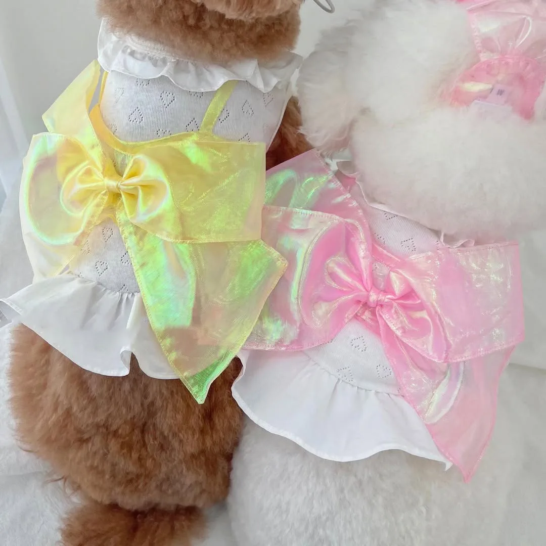 Bichon Gauze Dress Summer Princess Style Dog Clothes Puppy Big Bow Dress Teddy Soft Dress Pet Solid Colour Pullover
Bichon Gauze Dress Summer Princess Style Dog Clothes Puppy Big Bow Dress Teddy Soft Dress Pet Solid Colour Pullover