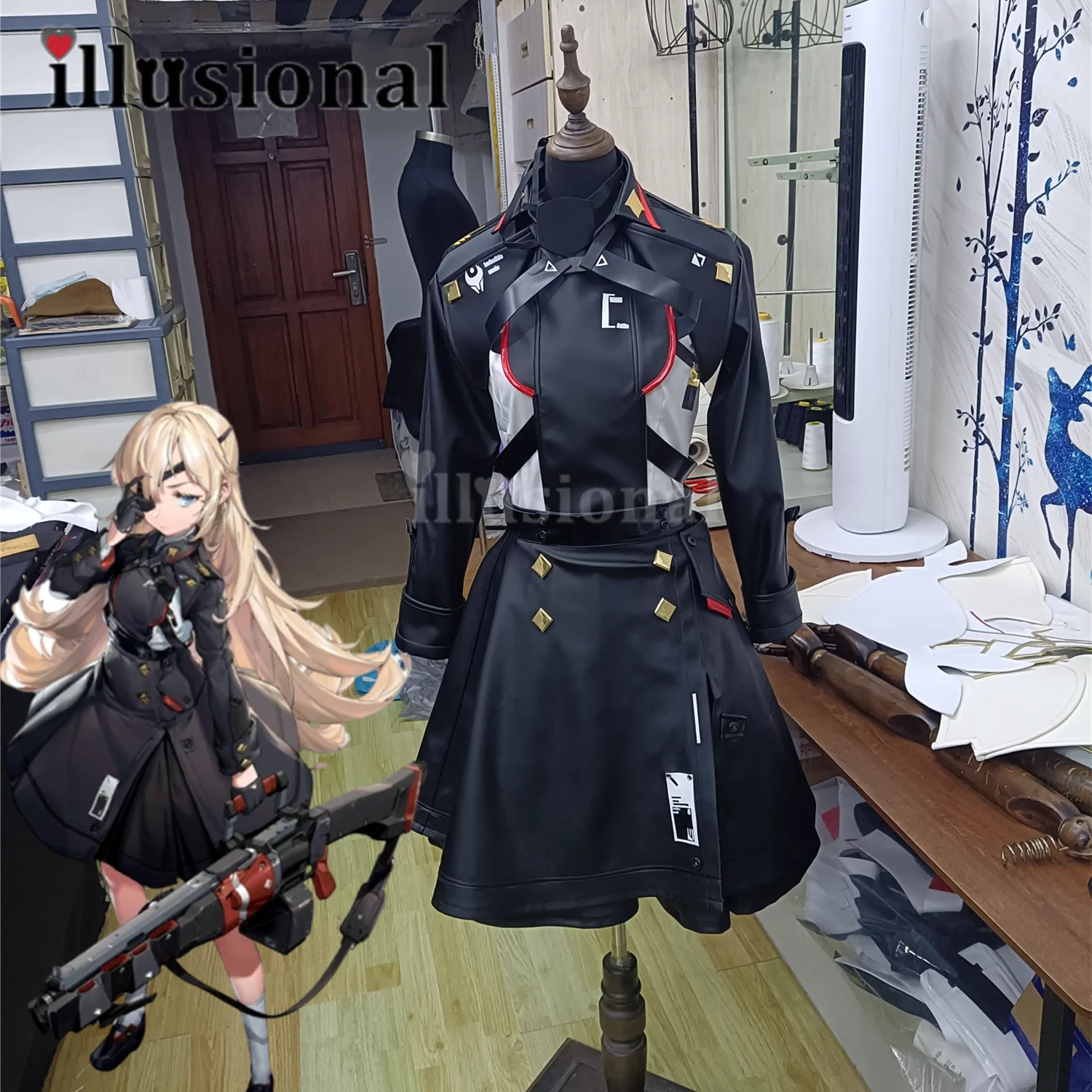 illusional Custom made size Nikke Guillotine Cosplay Costume Game halloween party dress female
illusional Custom made size Nikke Guillotine Cosplay Costume Game halloween party dress female