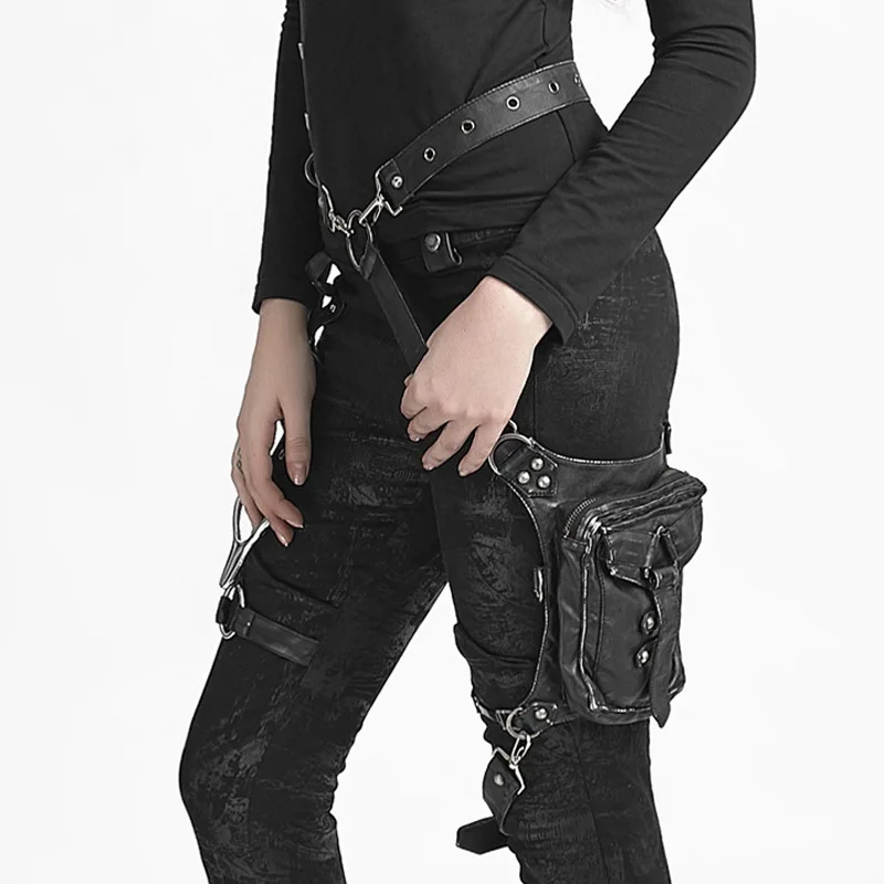 Gear Duke Streampunk Leg Bag Single Shoulder Waist Messenger Bag Motorcycle Riding Equipment Multiple Wearing Woman Punk Set
Gear Duke Streampunk Leg Bag Single Shoulder Waist Messenger Bag Motorcycle Riding Equipment Multiple Wearing Woman Punk Set