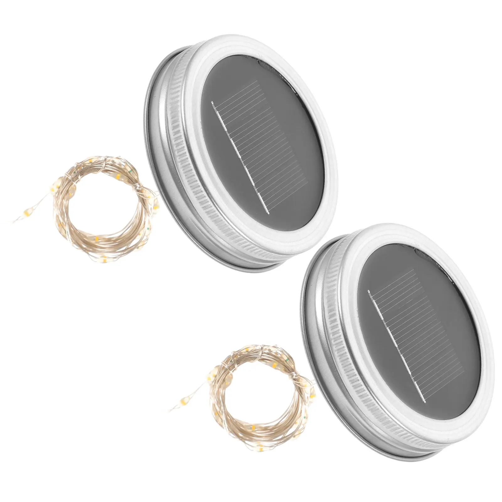 2Pcs Solar Jar Lid Lights Warm White LED String Lights for DIY Decor Garden Party Home Atmosphere Lighting 2 Meter Length
2Pcs Solar Jar Lid Lights Warm White LED String Lights for DIY Decor Garden Party Home Atmosphere Lighting 2 Meter Length