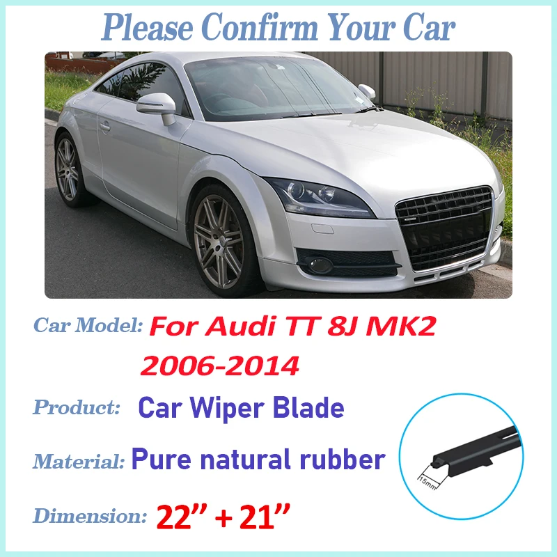 Car Windscreen Wiper Blade For Audi TT 8J MK2 Body Kit 2006-2014 Auto High Quality Wipers Blade Windscreen Tools Car Accessories
Car Windscreen Wiper Blade For Audi TT 8J MK2 Body Kit 2006-2014 Auto High Quality Wipers Blade Windscreen Tools Car Accessories