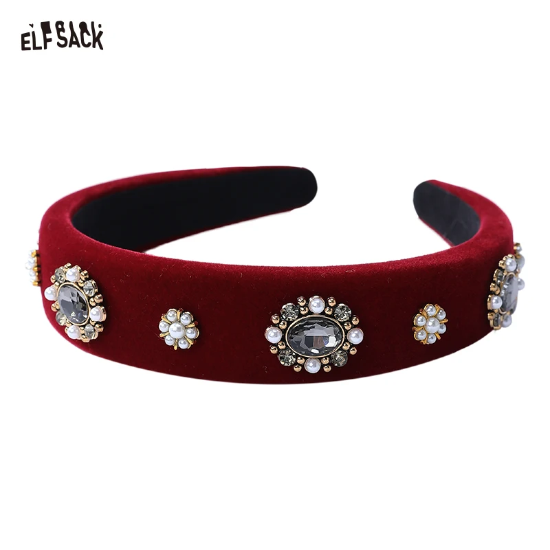 ELFSACK 2025 Winter New Arrivals Elegant Solid Velvet Delicate Rhinestone Headband For Women
ELFSACK 2025 Winter New Arrivals Elegant Solid Velvet Delicate Rhinestone Headband For Women