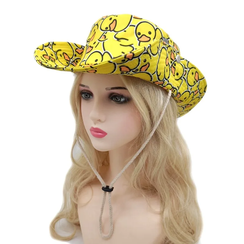 Новая желтая панама с рисунком утки, широкими полями, эластичным регулируемым шнурком, унисекс, для защиты от солнца, для горного туризма, модная, мультяшная, складная
Новая желтая панама с рисунком утки, широкими полями, эластичным регулируемым шнурком, унисекс, для защиты от солнца, для горного туризма, модная, мультяшная, складная