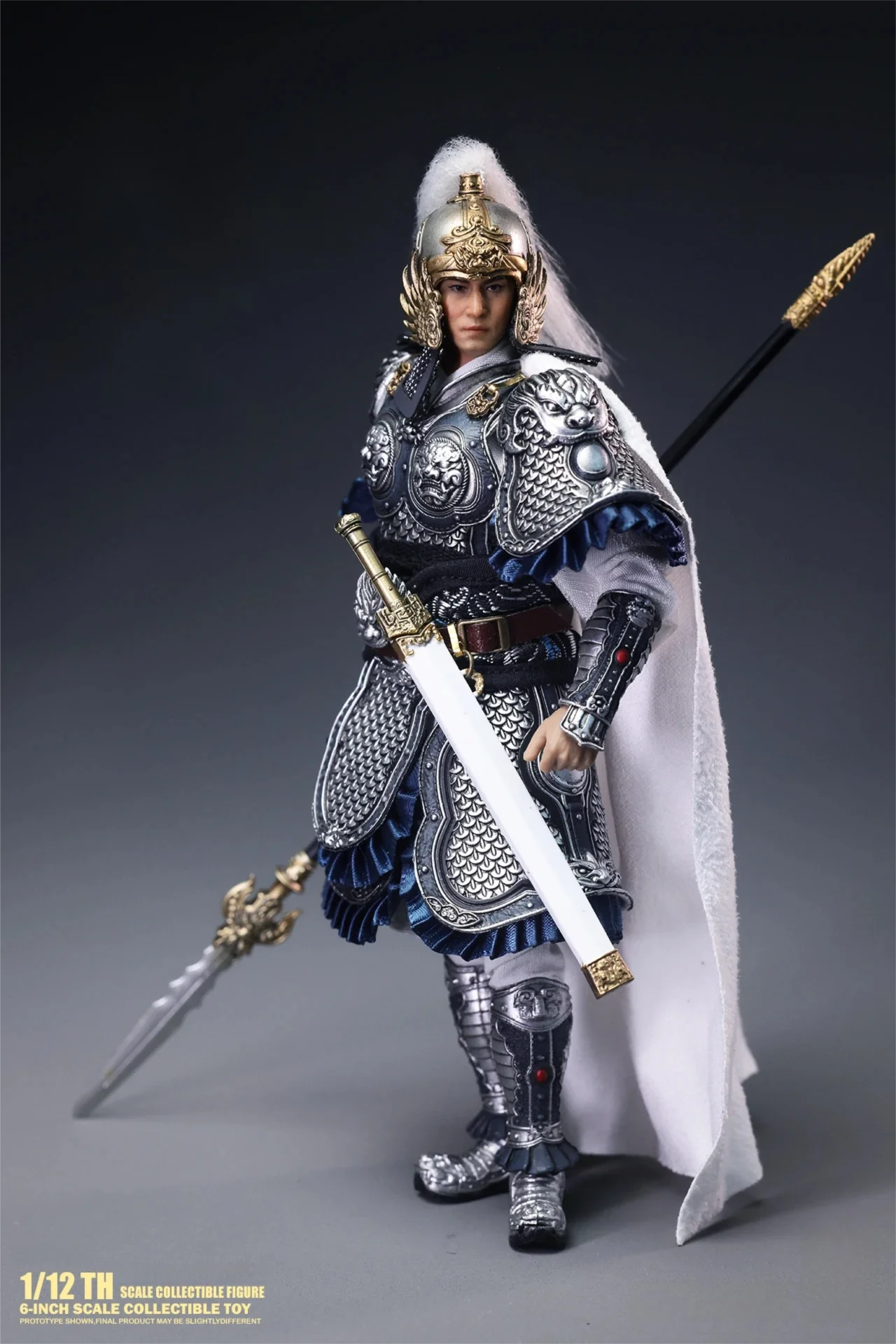 303TOYS SG002 1/12 Three Kingdoms Zhao Yun Action Figure, 6in General Full Set Ancient Soldier Doll Collection
303TOYS SG002 1/12 Three Kingdoms Zhao Yun Action Figure, 6in General Full Set Ancient Soldier Doll Collection