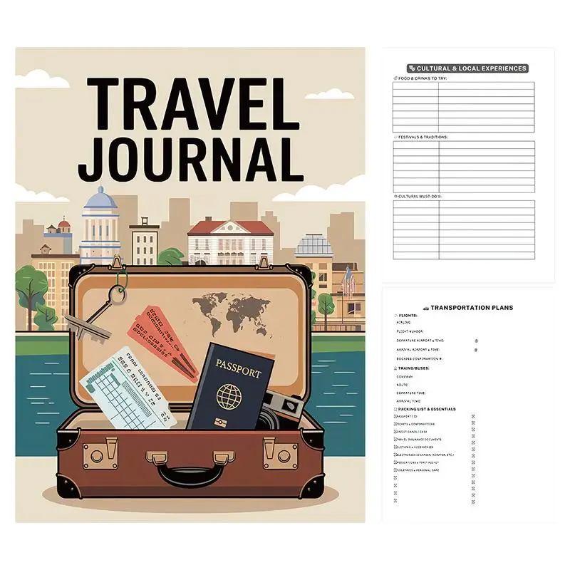 Travel Journal For Men Laminated Cover Ruled Checklist Notebook With Storage Pocket Portable Notepad For Handwritten Records
Travel Journal For Men Laminated Cover Ruled Checklist Notebook With Storage Pocket Portable Notepad For Handwritten Records