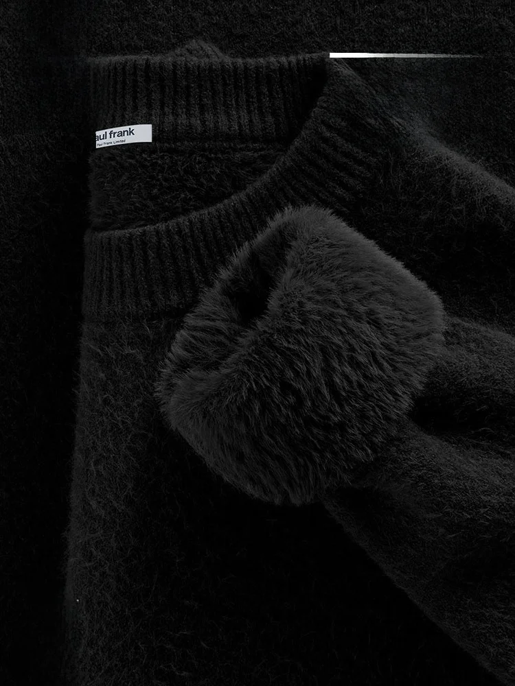 Large Mouth Monkey Men's Knitted Wool Sweater Winter Thi Warm Camere Long Sve round Ne Base irt Inner Wear
Large Mouth Monkey Men's Knitted Wool Sweater Winter Thi Warm Camere Long Sve round Ne Base irt Inner Wear