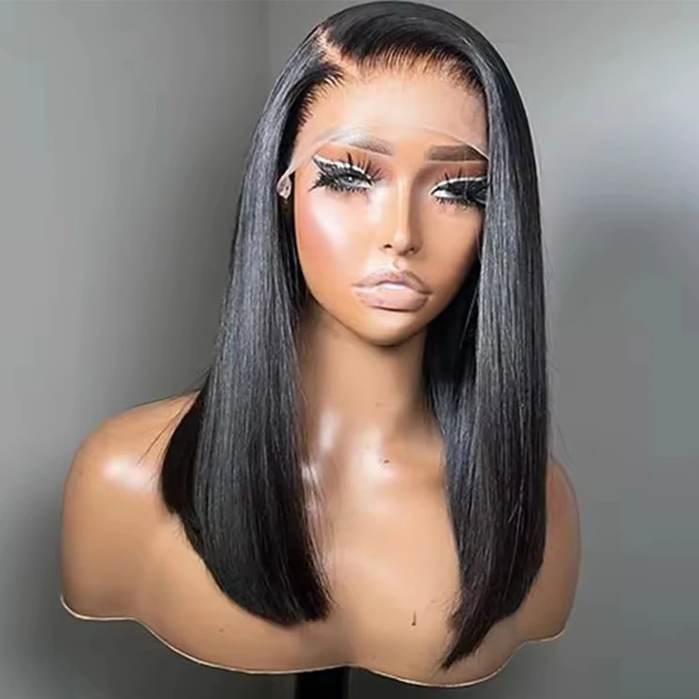 Short Bob Wig Brazilian Hair 4x4 Straight Human Hair Lace Frontal Wigs 13x4 Lace Human Hair Wigs 230% Density 12 14 Inch Women
Short Bob Wig Brazilian Hair 4x4 Straight Human Hair Lace Frontal Wigs 13x4 Lace Human Hair Wigs 230% Density 12 14 Inch Women