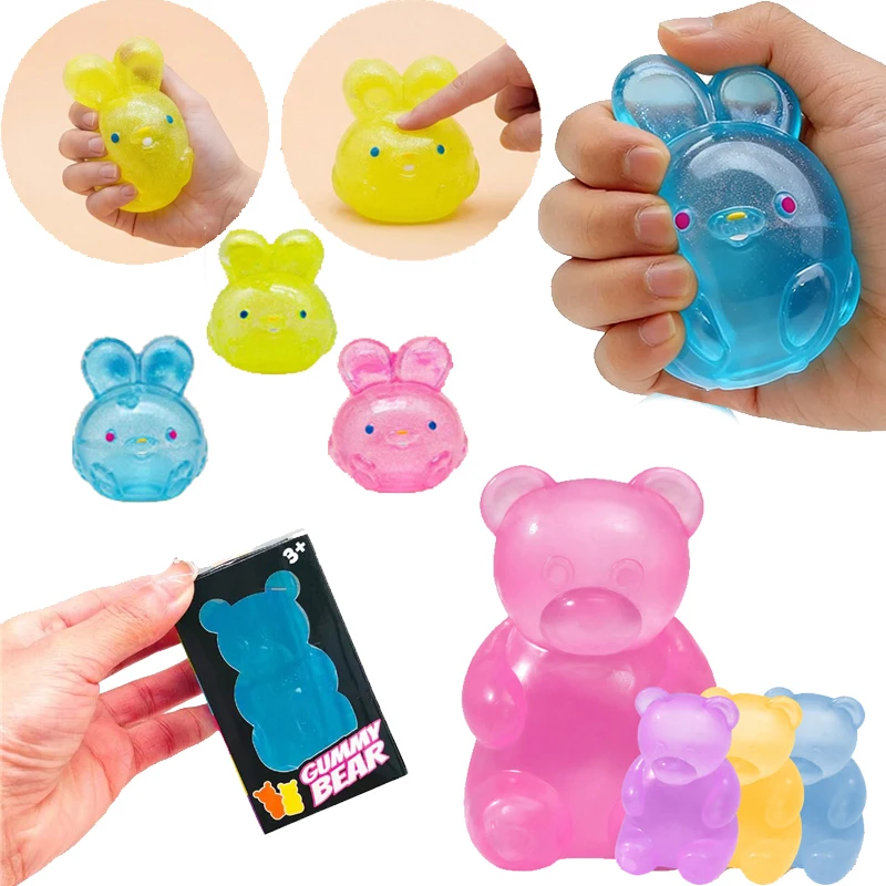 Needoh Gummy Bunny Bear Squishy Sensory Soothing Fidget Colorful Transparent Squeeze Stress Autism ADHD Focus Toy Leisure Gift
Needoh Gummy Bunny Bear Squishy Sensory Soothing Fidget Colorful Transparent Squeeze Stress Autism ADHD Focus Toy Leisure Gift