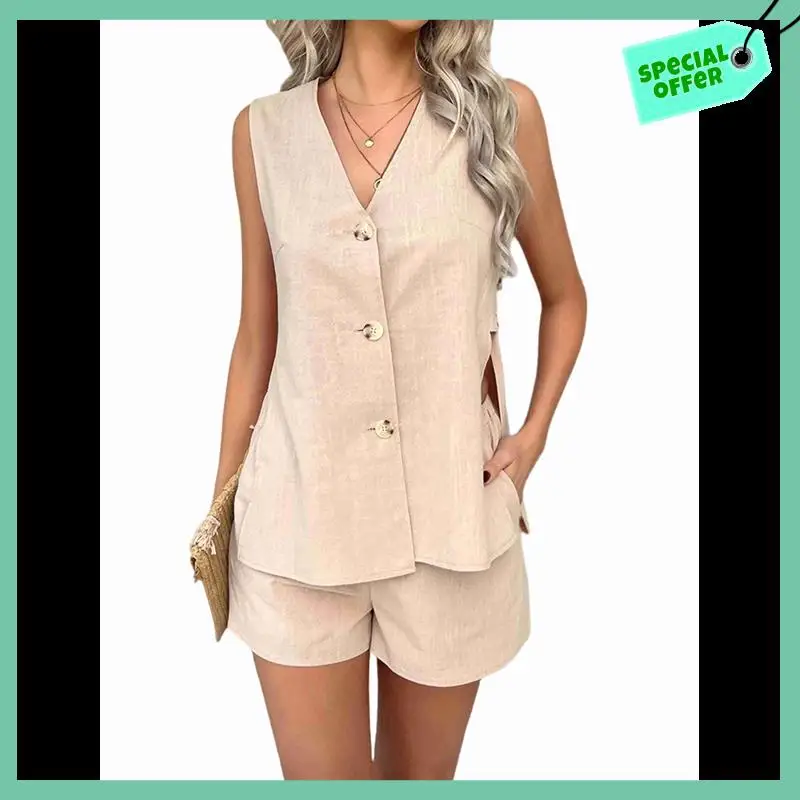 Sturdy Womens Summer Vacation Outfits Beach Travel Cruise Resort Wear 2 Piece Short Sets Casual Tank Tops And Shorts
Sturdy Womens Summer Vacation Outfits Beach Travel Cruise Resort Wear 2 Piece Short Sets Casual Tank Tops And Shorts