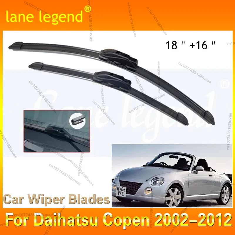 Car Wiper Blades Front Window Windscreen Windshield Wipers Blades Auto Accessories For Daihatsu Copen 18"+16" 2002-2012
Car Wiper Blades Front Window Windscreen Windshield Wipers Blades Auto Accessories For Daihatsu Copen 18"+16" 2002-2012