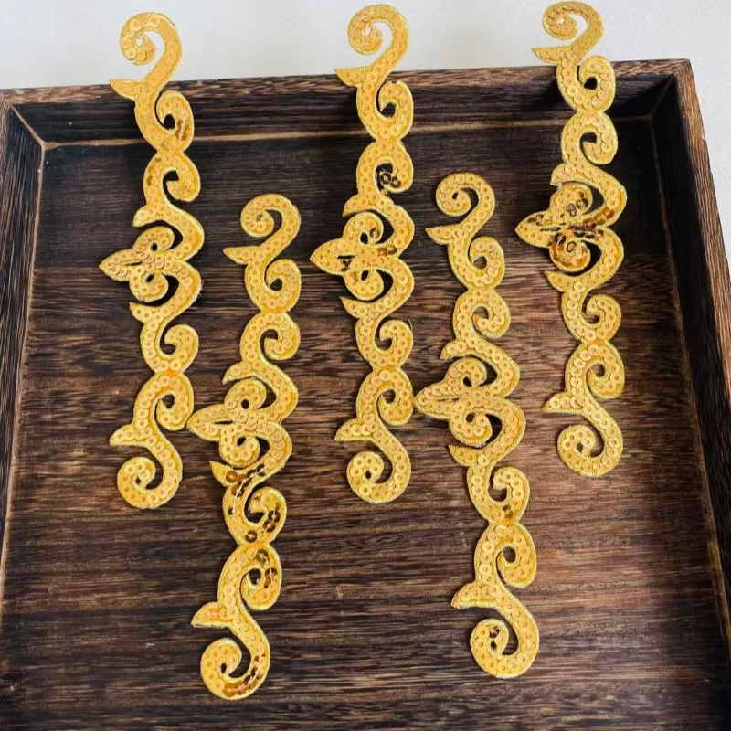 5Pcs Gold Silver Applique Patches Embroidered Bridal Baroque Gown Fabric Collar Iron Sew On Patch For Wedding Clothes Dress Deco
5Pcs Gold Silver Applique Patches Embroidered Bridal Baroque Gown Fabric Collar Iron Sew On Patch For Wedding Clothes Dress Deco