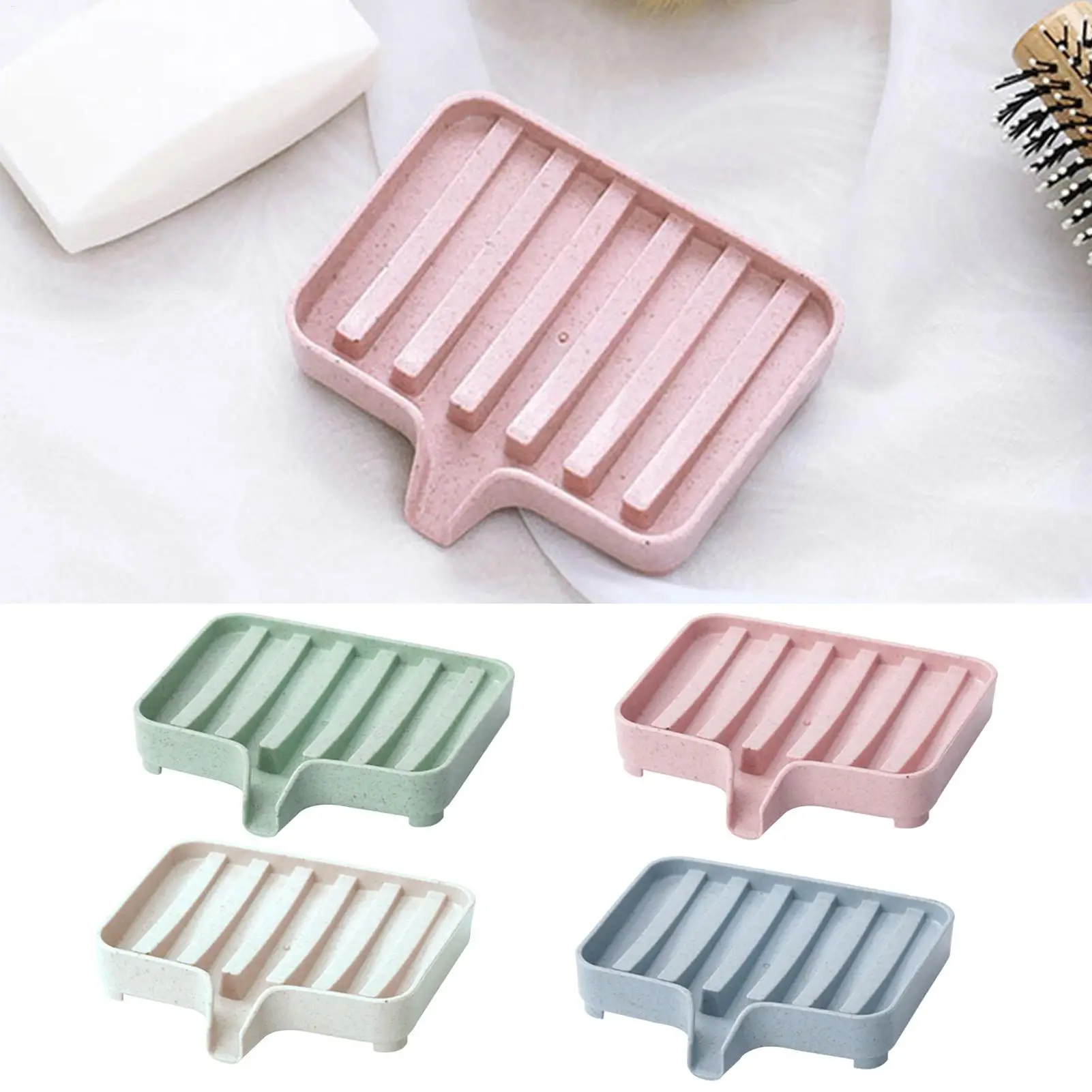 Bathroom Soap Dish with Drain Hole Multipurpose Shower Soap Tray Space-saving Soap Storage Box Waterproof Durable Holder
Bathroom Soap Dish with Drain Hole Multipurpose Shower Soap Tray Space-saving Soap Storage Box Waterproof Durable Holder