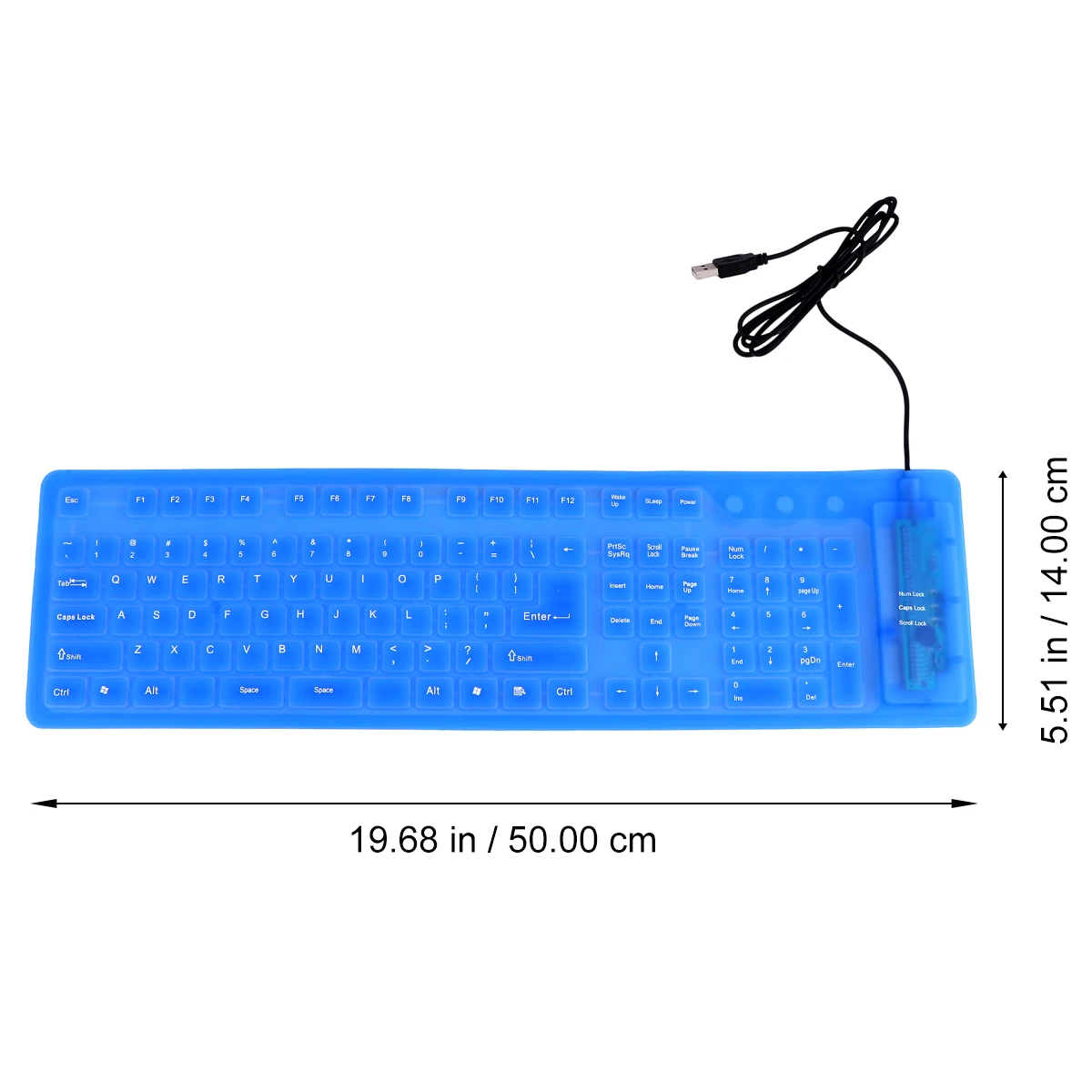 Ultra-Thin Silicone Roll Up Usb Keyboard Waterproof Dustproof Foldable Portable 15M Keystrokes Travel Harsh Environment Computer
Ultra-Thin Silicone Roll Up Usb Keyboard Waterproof Dustproof Foldable Portable 15M Keystrokes Travel Harsh Environment Computer