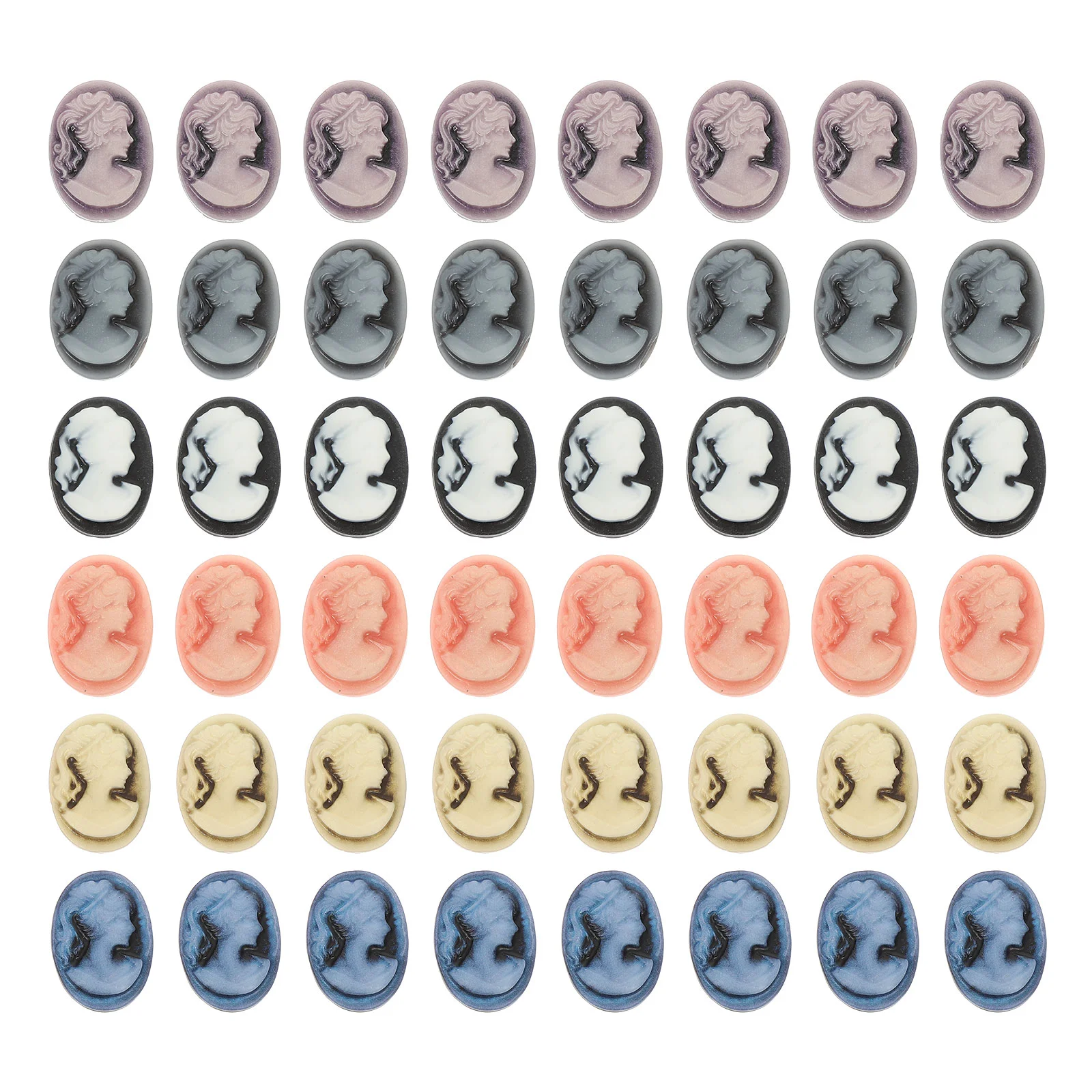 48 Pcs Embossed Beauty Avatar Retro Decor Phone Case Decors Jewelry Charm DIY Supplies Resin Miss Cameos Decoration Accessories
48 Pcs Embossed Beauty Avatar Retro Decor Phone Case Decors Jewelry Charm DIY Supplies Resin Miss Cameos Decoration Accessories