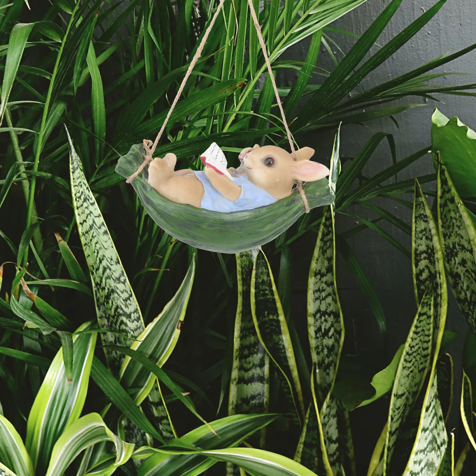 Rabbit Swing Statue Pendant Resin Durable Garden Decor Outdoor Yard Scene Layout Lifelike Animal Resin Adornment
Rabbit Swing Statue Pendant Resin Durable Garden Decor Outdoor Yard Scene Layout Lifelike Animal Resin Adornment