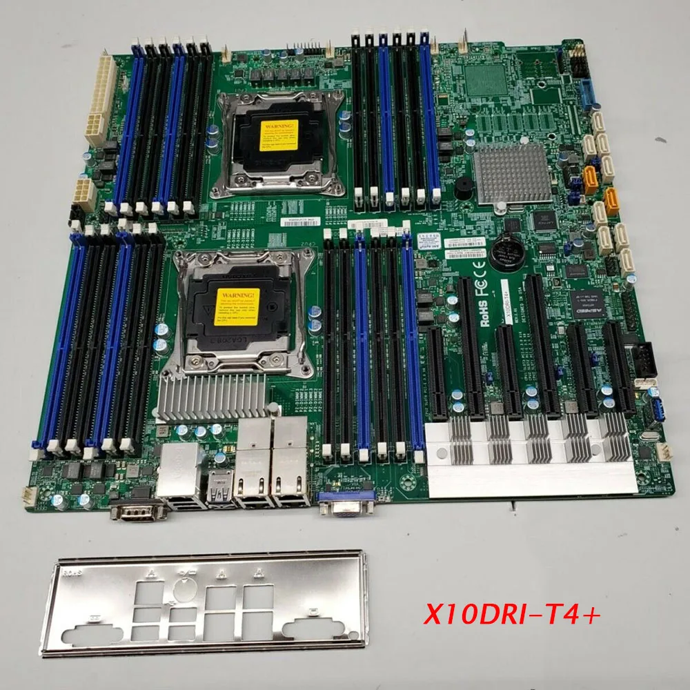 Server Motherboard For Supermicro For X10DRI-T4+ X99 C612 E5 V3 V4 Fully Tested Good Quality
Server Motherboard For Supermicro For X10DRI-T4+ X99 C612 E5 V3 V4 Fully Tested Good Quality