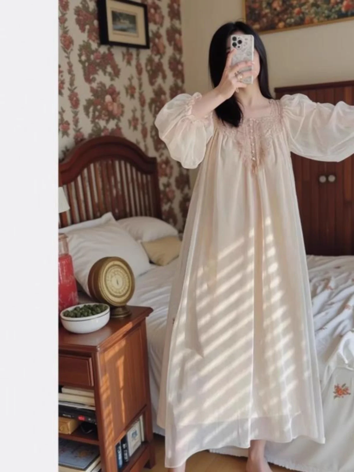 plus Size Women's Sleepwear Spring Autumn Long Sleeve Fairy Sweet Tulle Home Clothes Comfortable Breathable Nightgown Gown
plus Size Women's Sleepwear Spring Autumn Long Sleeve Fairy Sweet Tulle Home Clothes Comfortable Breathable Nightgown Gown