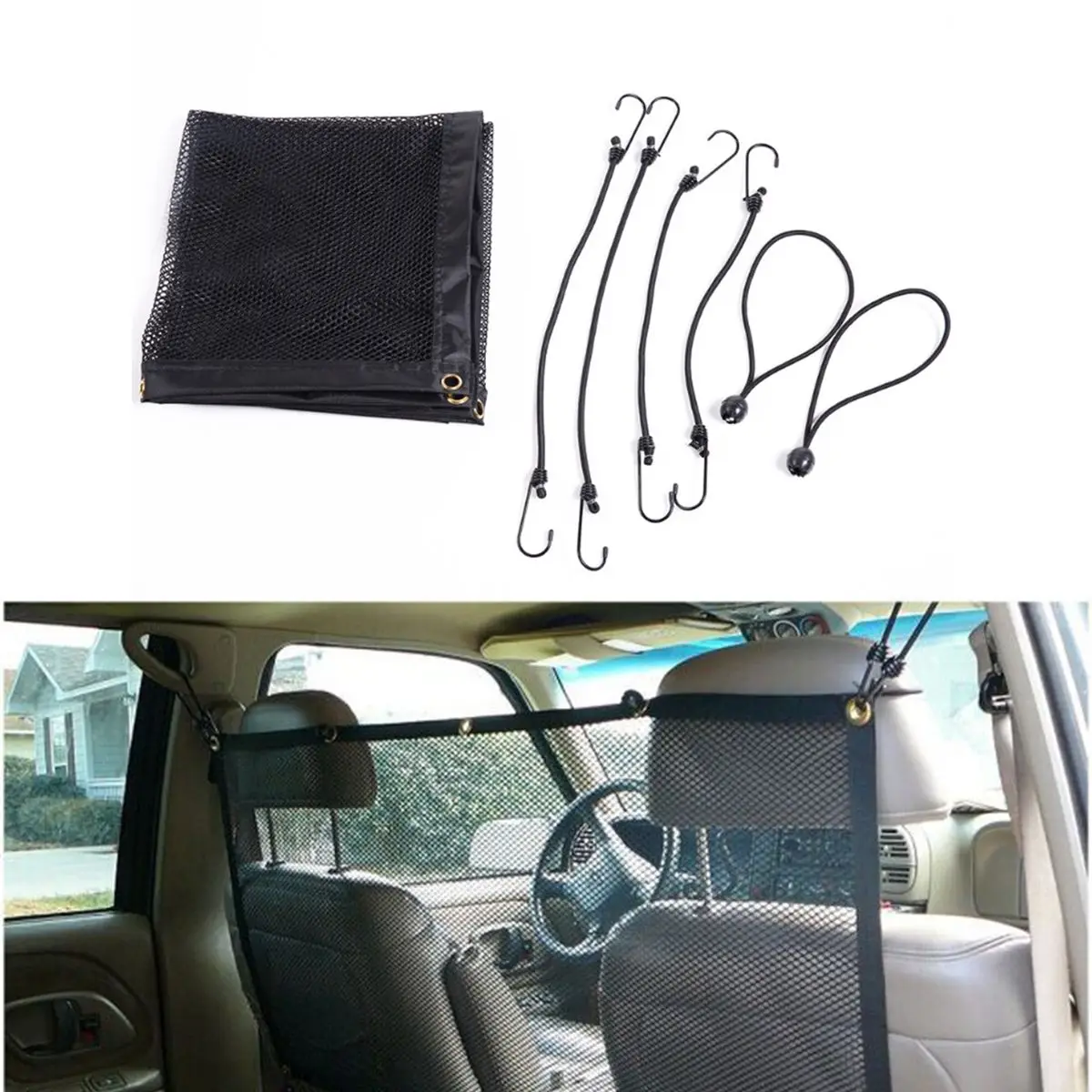 Soft Mesh Pet Barrier Backseat Fiber Fence Dog Stretchy Capacity Car Seat Protection Oxford Cloth Durable Storage Easy
Soft Mesh Pet Barrier Backseat Fiber Fence Dog Stretchy Capacity Car Seat Protection Oxford Cloth Durable Storage Easy