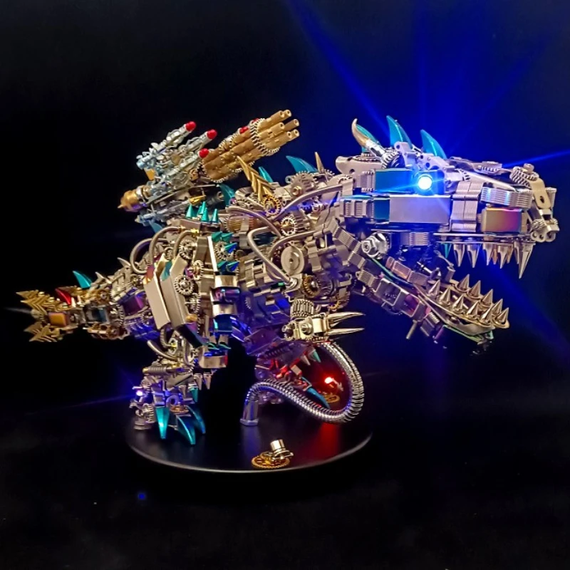 3D Puzzle Dinosaur Model Kit Mecha Tyrannosaurus Mechanical Metal Model Diy Full Metal Toy Assembly Model - 1350pcs+
3D Puzzle Dinosaur Model Kit Mecha Tyrannosaurus Mechanical Metal Model Diy Full Metal Toy Assembly Model - 1350pcs+