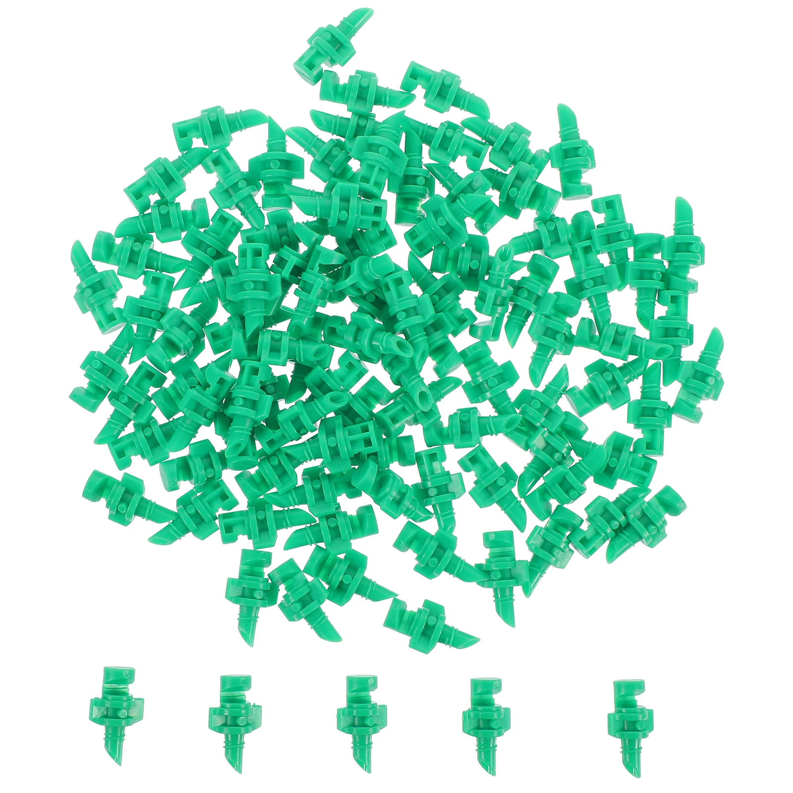 100pcs Irrigation Atomizer Plastic Nozzle for Watering Plants Drippers Droppers Sprinklers Pots Farming Adjustable Angle
100pcs Irrigation Atomizer Plastic Nozzle for Watering Plants Drippers Droppers Sprinklers Pots Farming Adjustable Angle