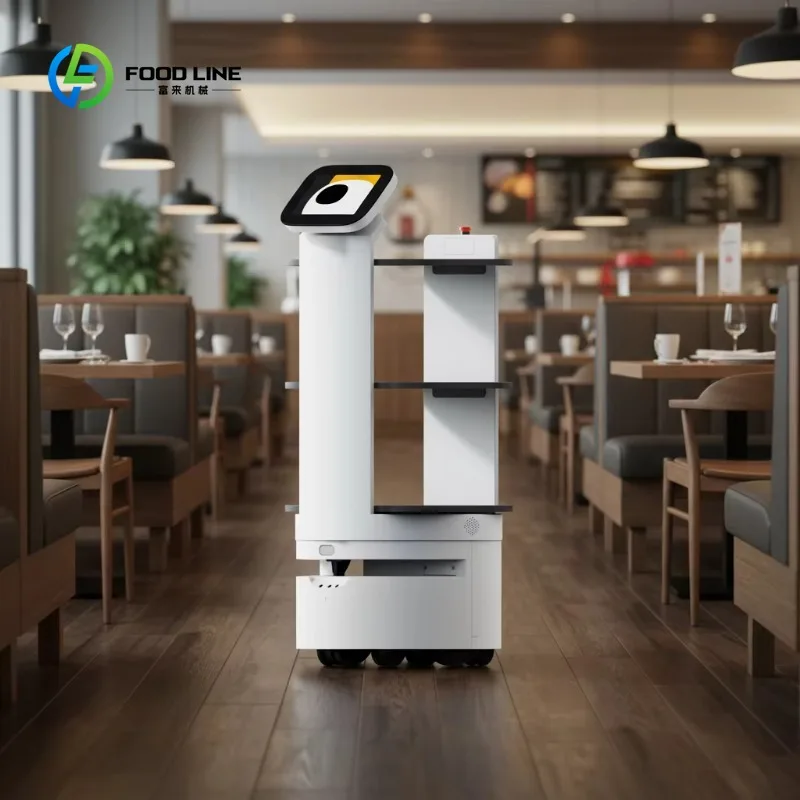 Customized Intelligent Food Delivery Robot Waiter, Fully Automatic Program, Can Be Applied to Hotels, Restaurants Factory
Customized Intelligent Food Delivery Robot Waiter, Fully Automatic Program, Can Be Applied to Hotels, Restaurants Factory