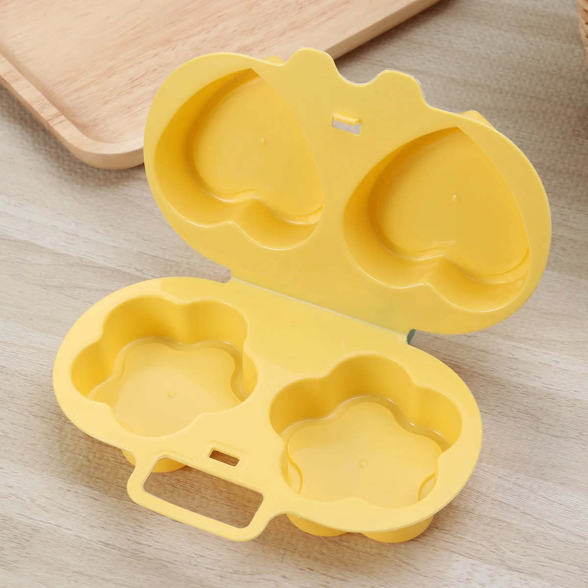 Egg Poacher Steamer 4 Cells Heart Flower Shaped Microwave Egg Cooker Easy Clean Mold for Breakfast DIY Snacks Steam Grid
Egg Poacher Steamer 4 Cells Heart Flower Shaped Microwave Egg Cooker Easy Clean Mold for Breakfast DIY Snacks Steam Grid